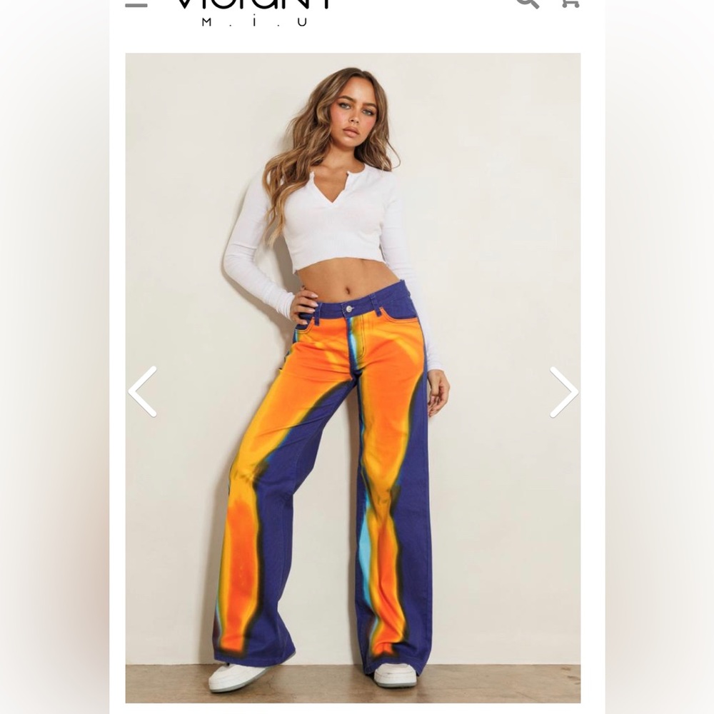 VBRT wide leg amazing pants. Size 11 w29 - Picture 1 of 4